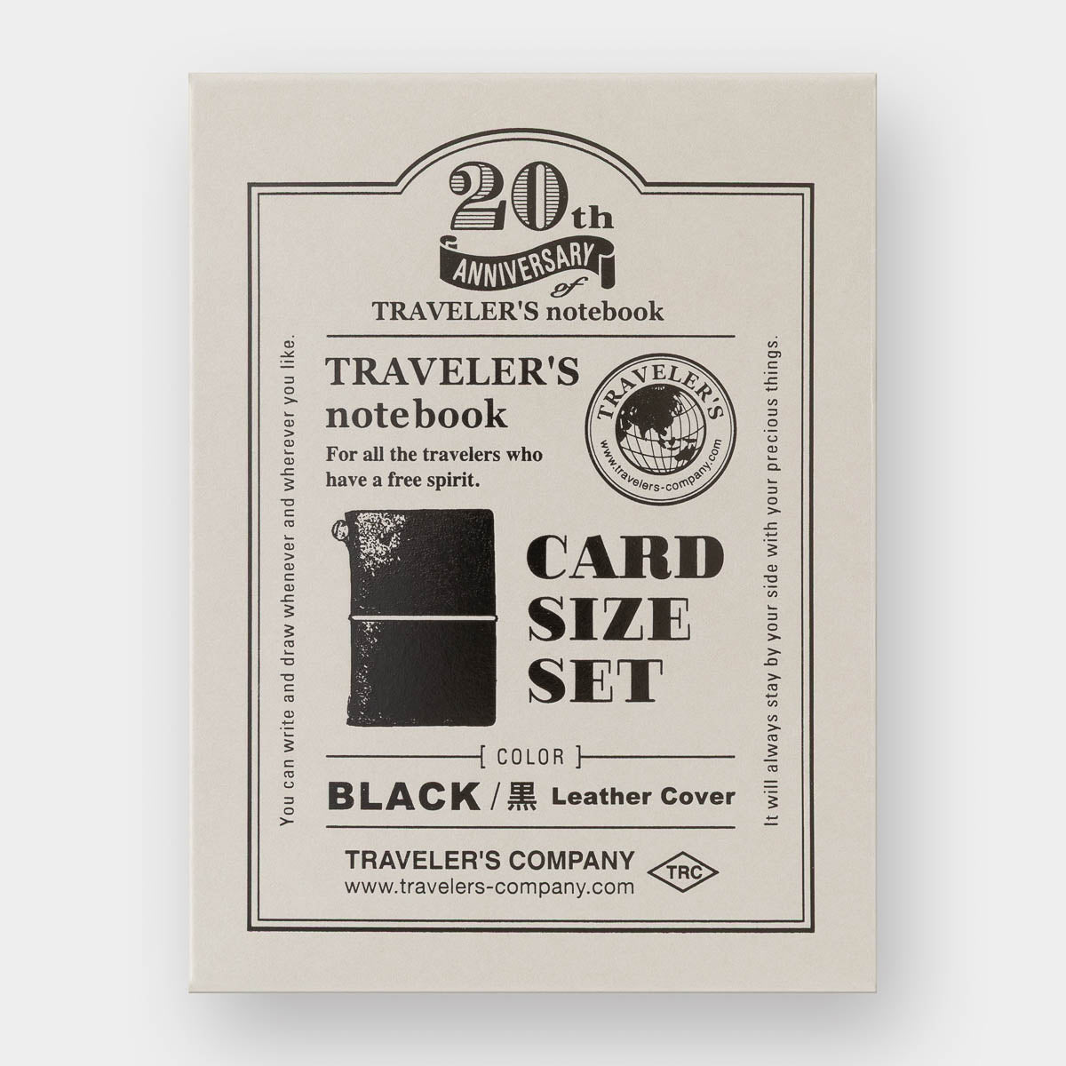 Notizbuch - Traveler's Notebook - Card Size - 20th Anniversary Set