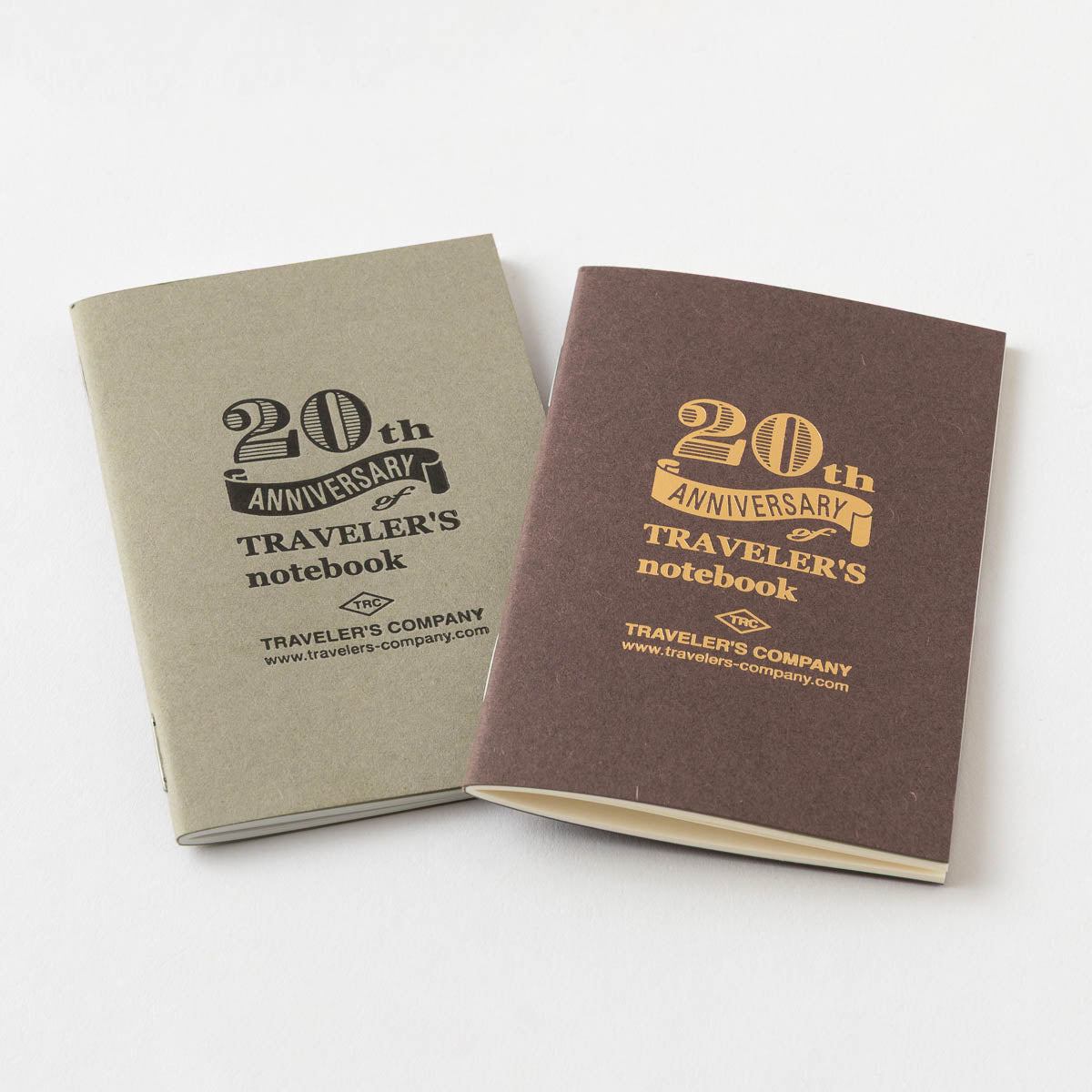 Notizbuch - Traveler's Notebook - Card Size - 20th Anniversary Set