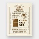 Notizbuch - Traveler's Notebook - Card Size - 20th Anniversary Set