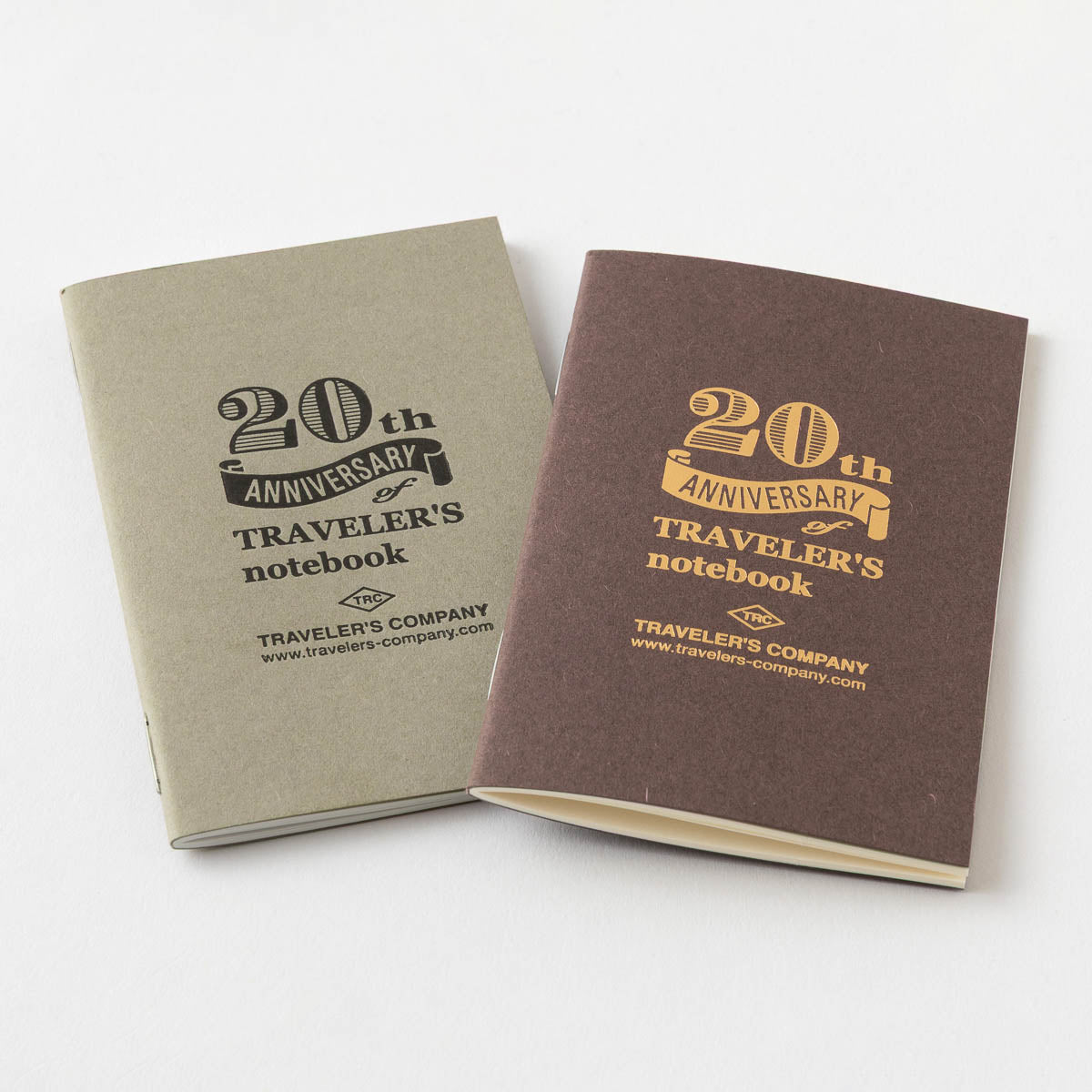 Notizbuch - Traveler's Notebook - Card Size - 20th Anniversary Set