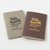 Notizbuch - Traveler's Notebook - Card Size - 20th Anniversary Set