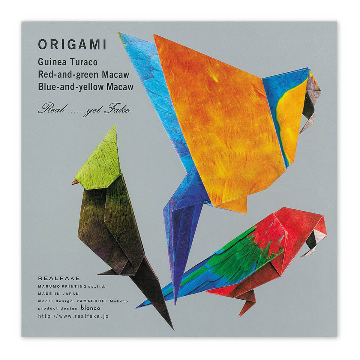 Origami Papier - Tropische Vögel