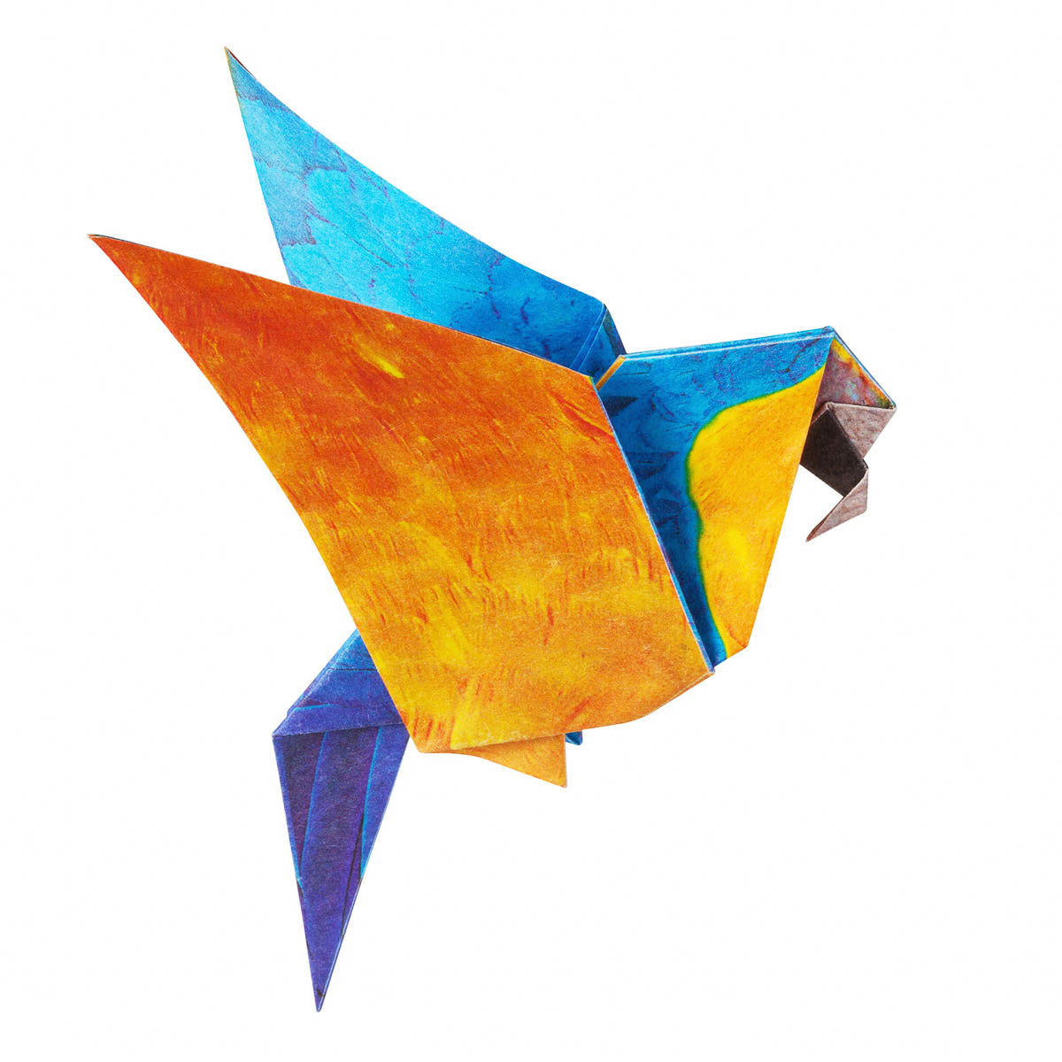 Origami Papier - Tropische Vögel