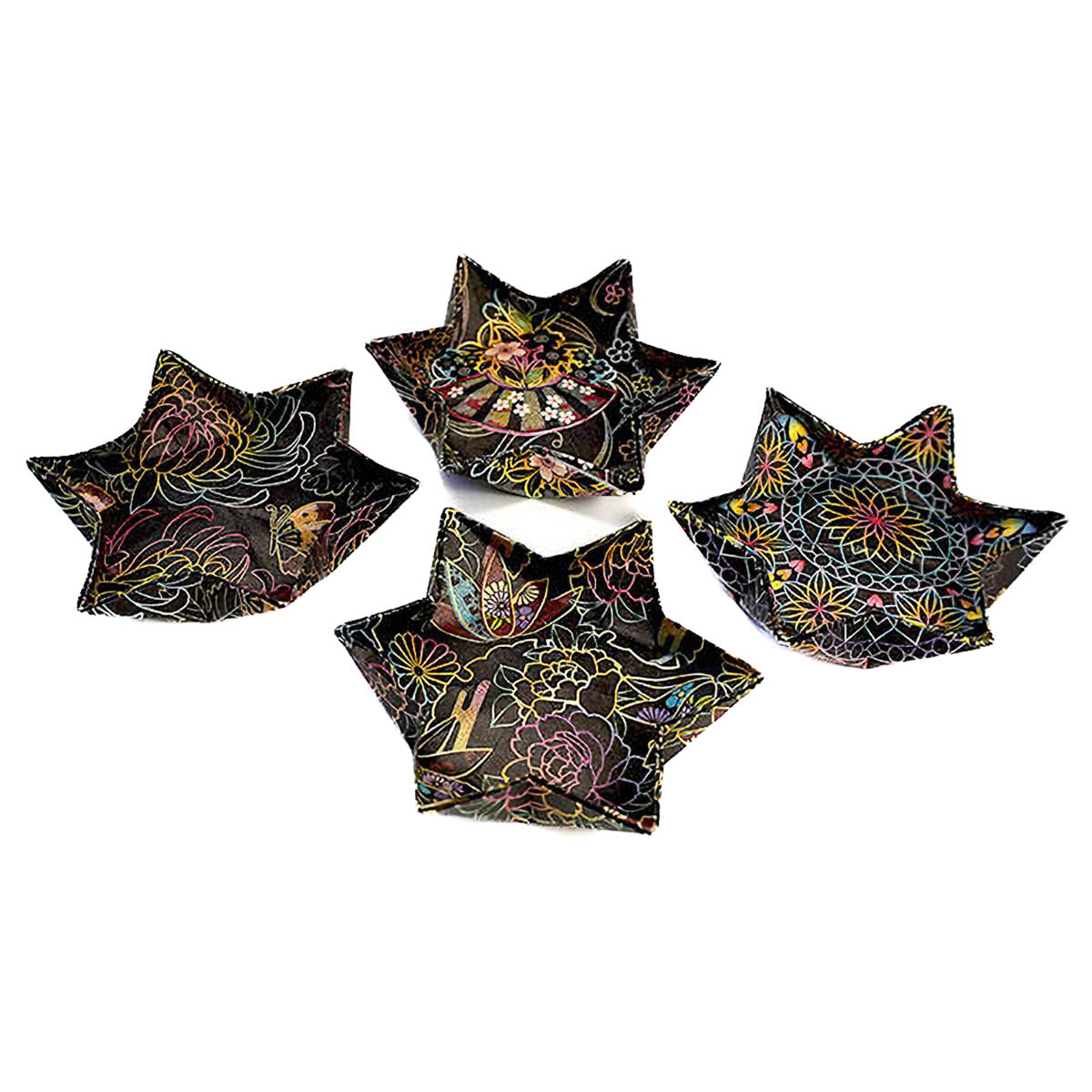 Origami Papier - Washi Chiyogami - Black
