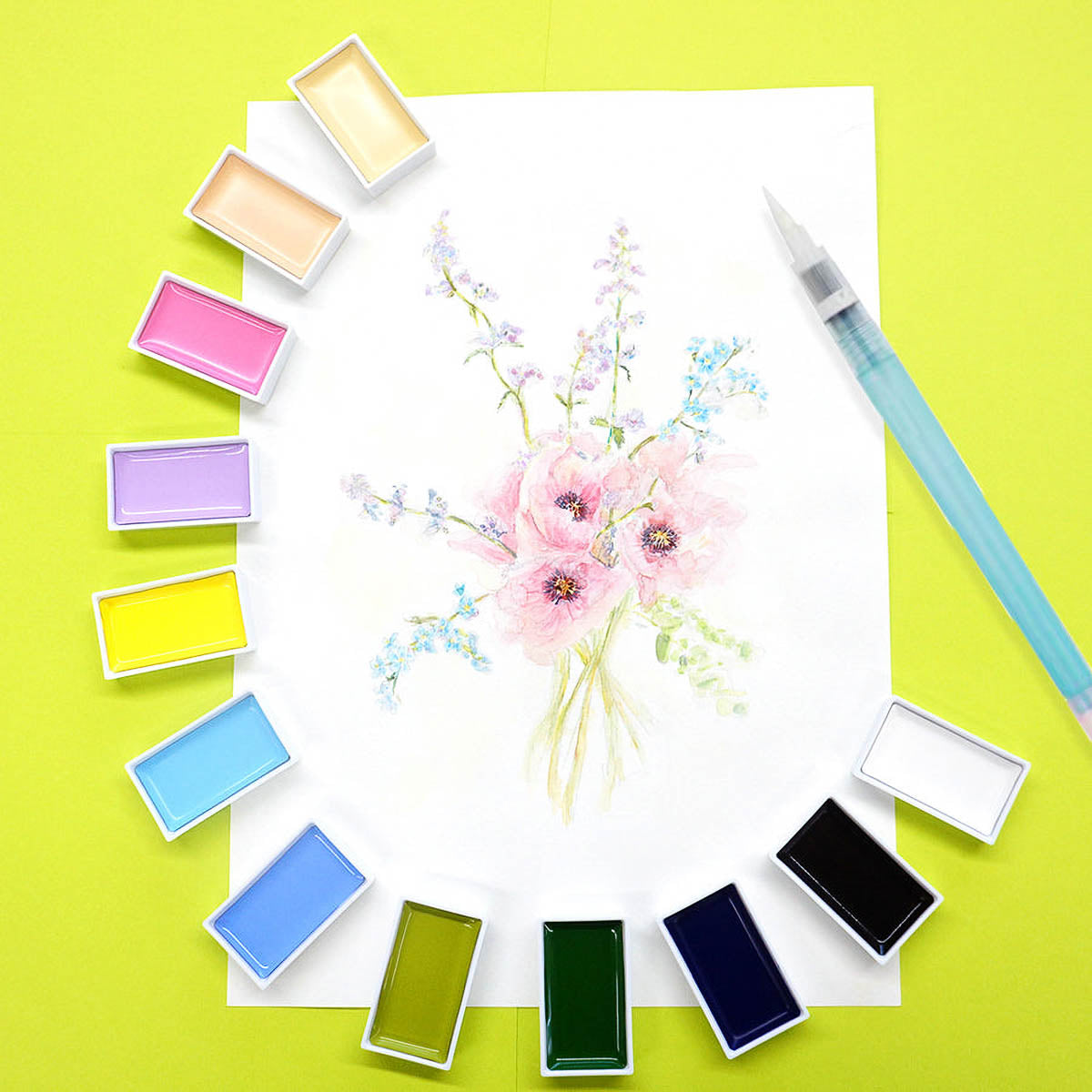 Farbpalette - Kuretake - Gansai Tambi - Color Set