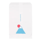 Papiertüte - Japanese Pattern - Flachtüte (170x117mm) Weiß - 10 Stück