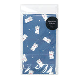Papiertüte - Japanese Pattern - Bottom Bag (220x120x70mm) White - 10 Stück