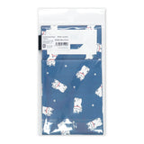 Papiertüte - Japanese Pattern - Bottom Bag (220x120x70mm) White - 10 Stück