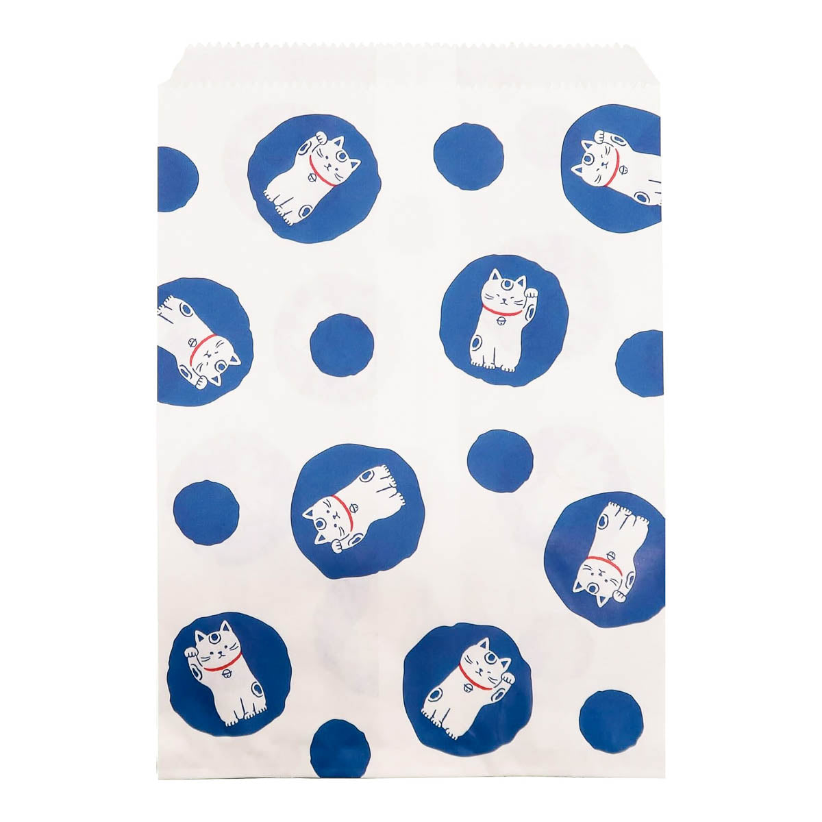 Papiertüte - Japanese Pattern - Flachtüte (215x160mm - A5) - 10 Stück