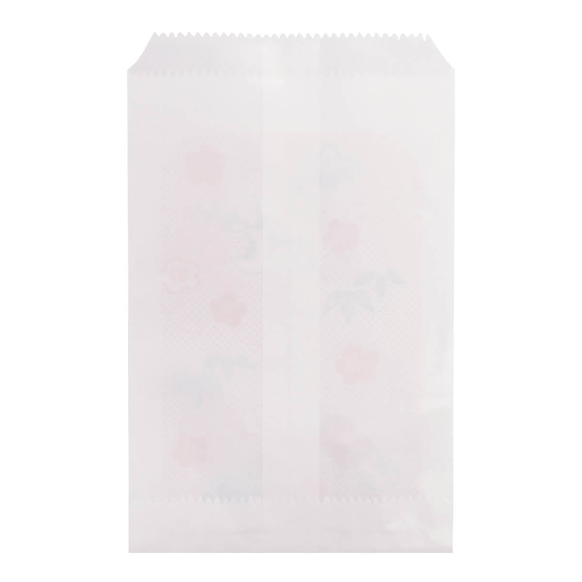 Papiertüte - Japanese Pattern - Flachtüte (170x117mm) Weiß - 10 Stück