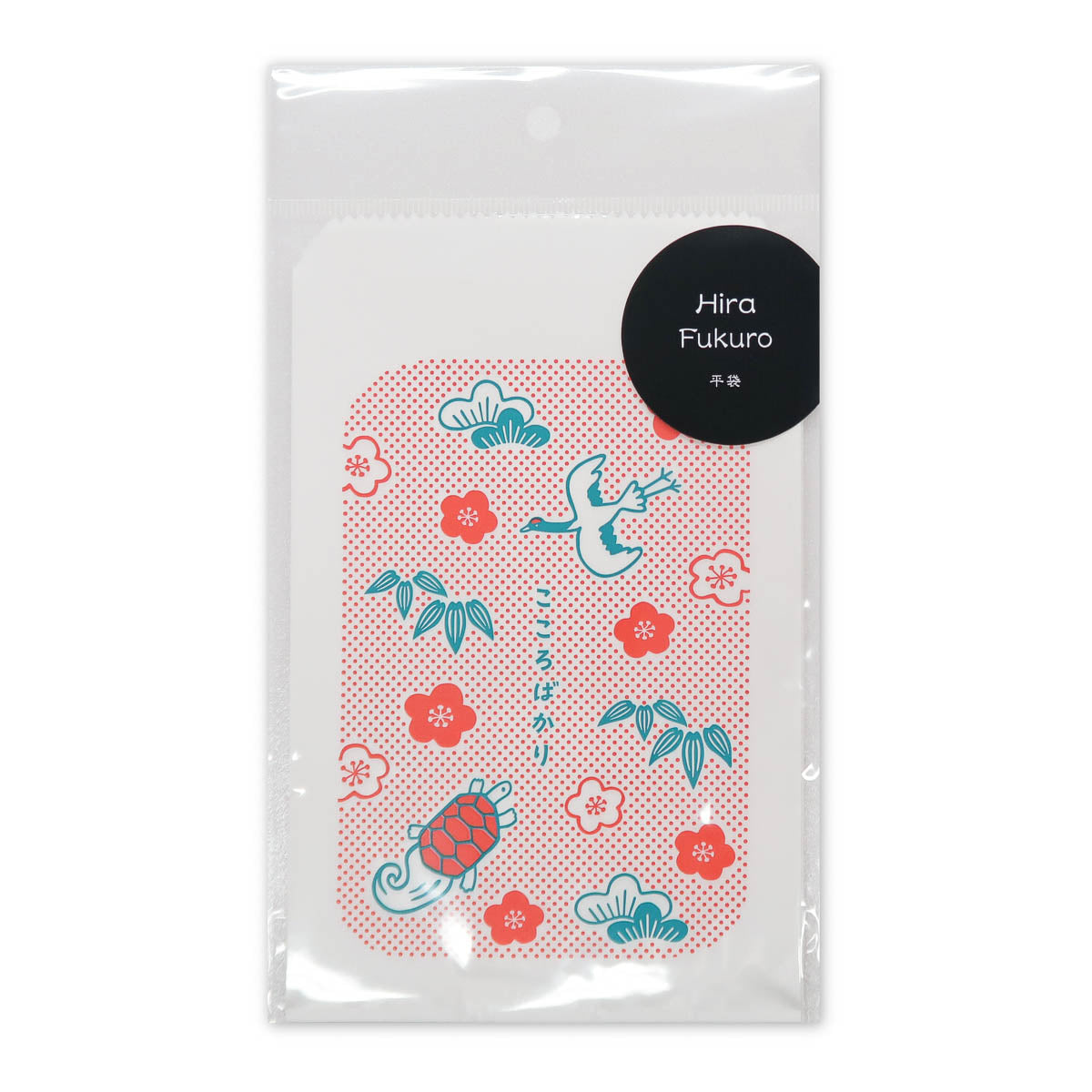 Papiertüte - Japanese Pattern - Flachtüte (170x117mm) Weiß - 10 Stück