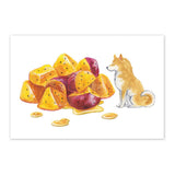 Postkarte - Natsuka Murata - Shiba Inu and Snacks (2024)