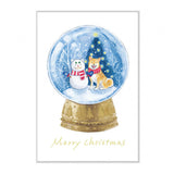 Postkarte - Shiba Inu and Christmas
