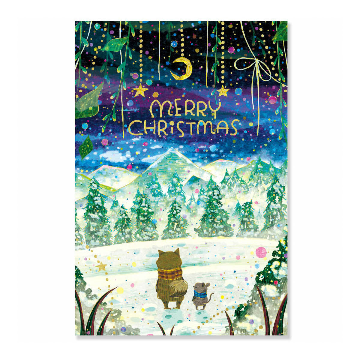 Postkarte - Muumegu - Christmas