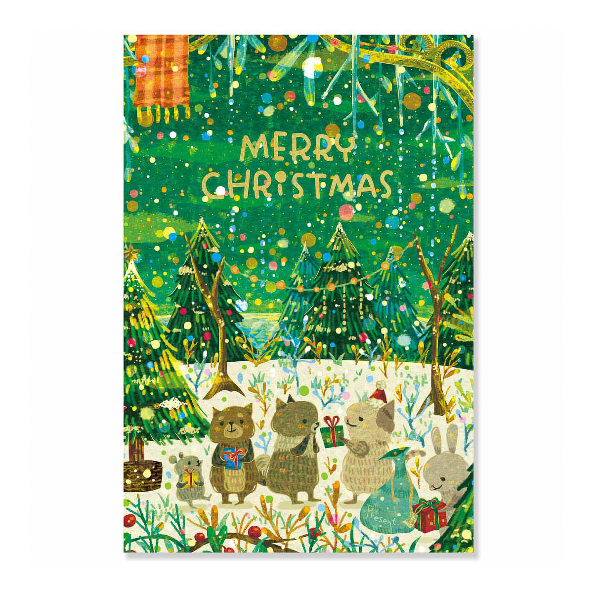 Postkarte - Muumegu - Christmas