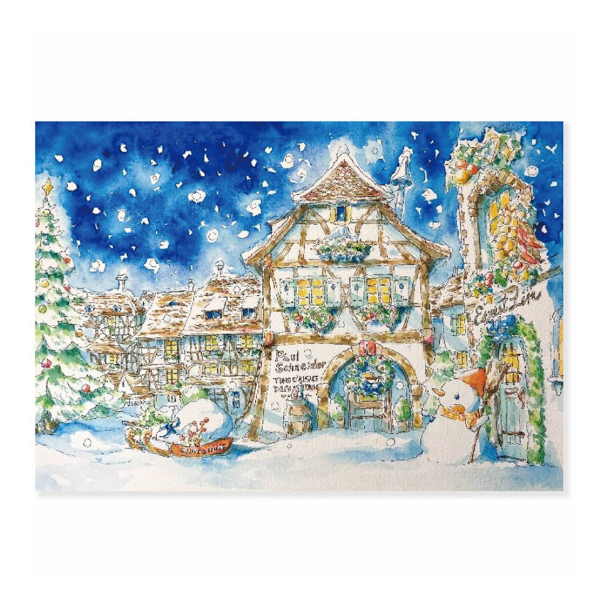 Postkarte - Shinya Uchida - Christmas
