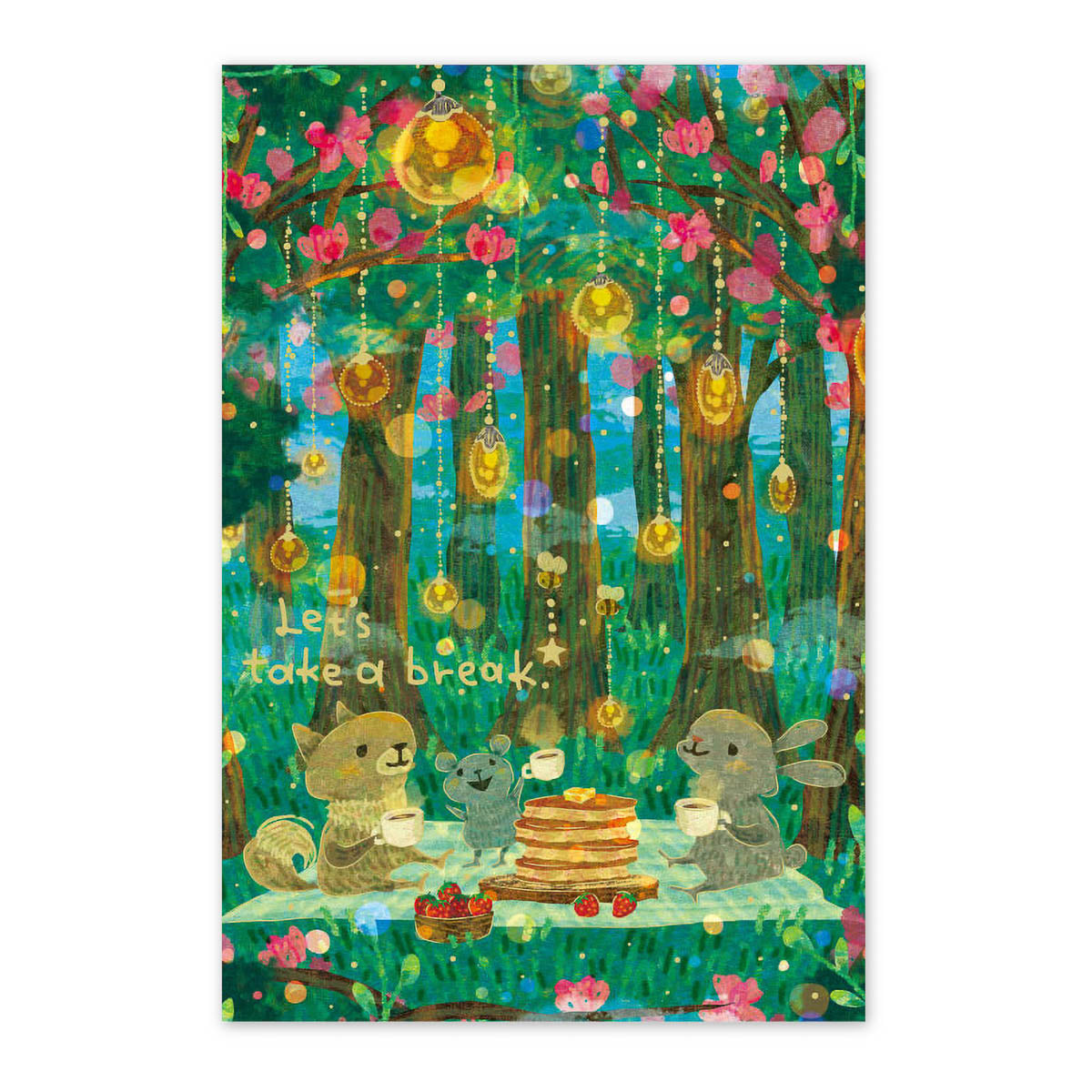 Postkarte - Muumegu - Spring