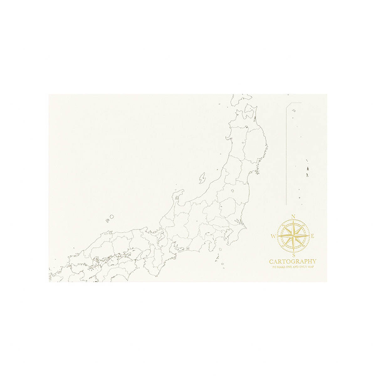 Postkarte - Cartography Map