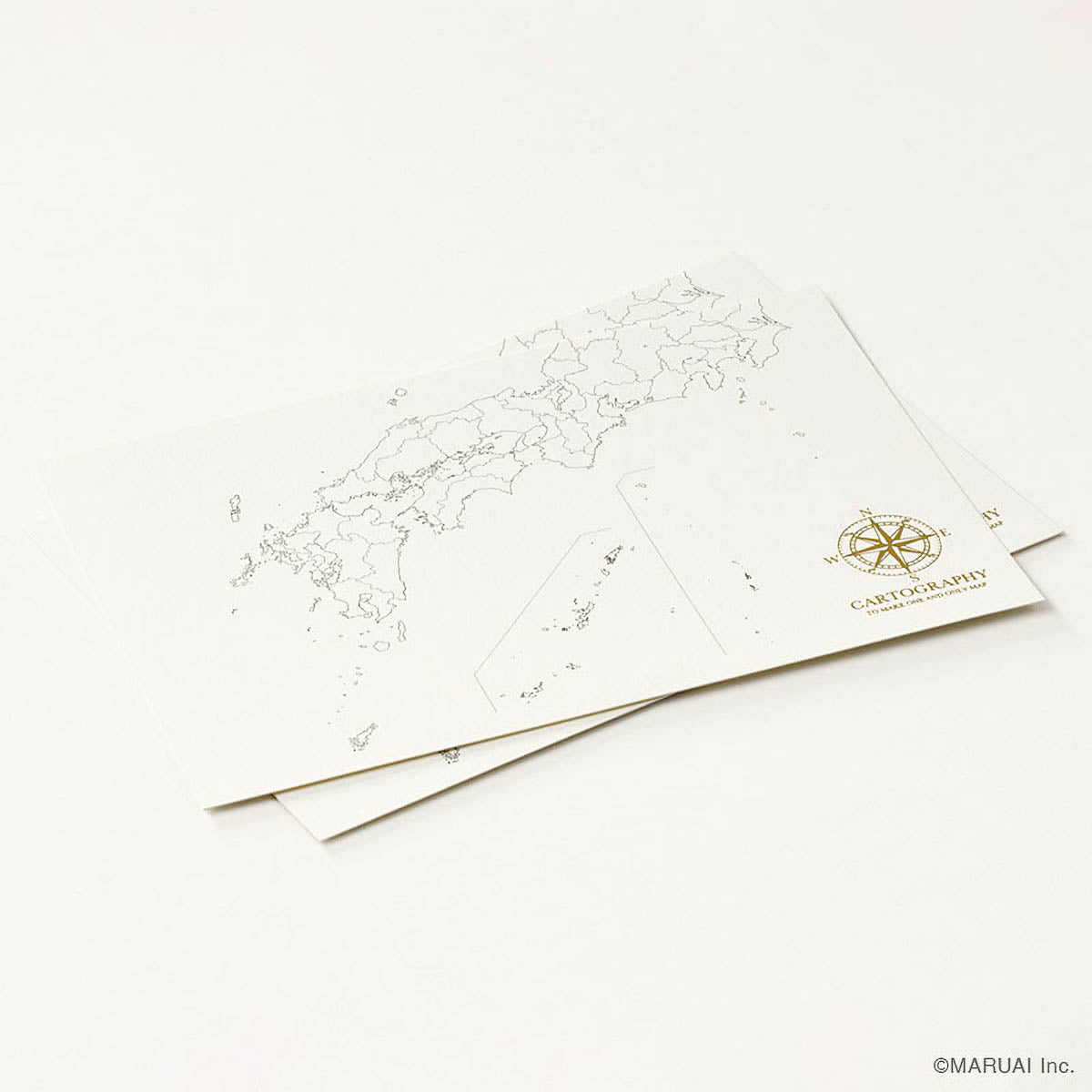Postkarte - Cartography Map