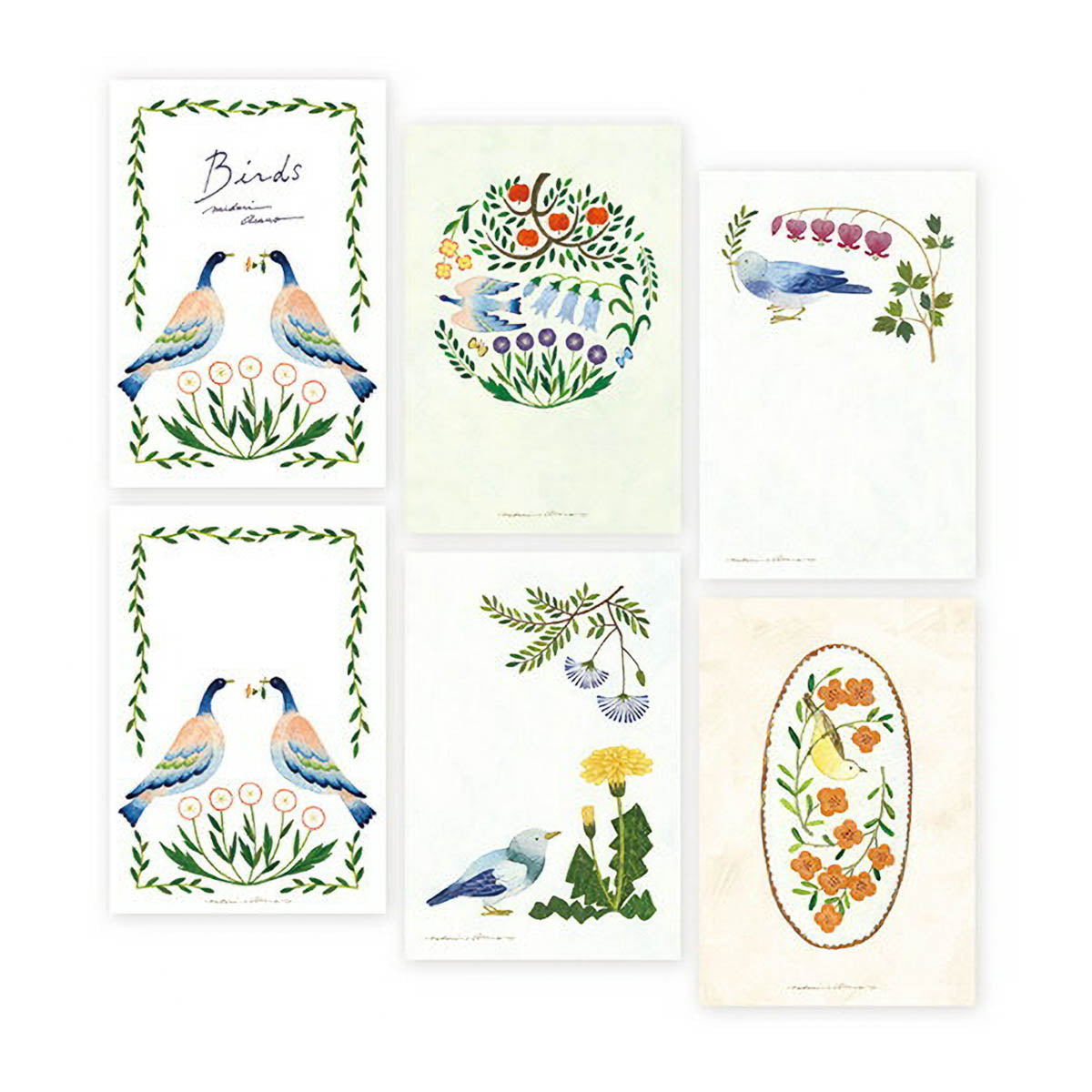 Postkarte - cozyca - Midori Asano - Set