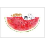 Postkarte - Shiba Inu and Summer