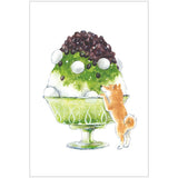 Postkarte - Shiba Inu and Summer
