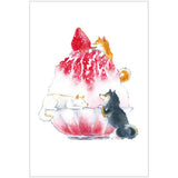 Postkarte - Shiba Inu and Summer
