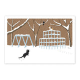 Postkarte - Travel Cat - Winter