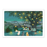 Postkarte - Travel Cat - Winter