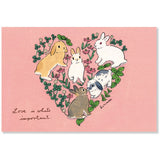 Postkarte - Shinako Moriyama - Daily Life with Rabbits