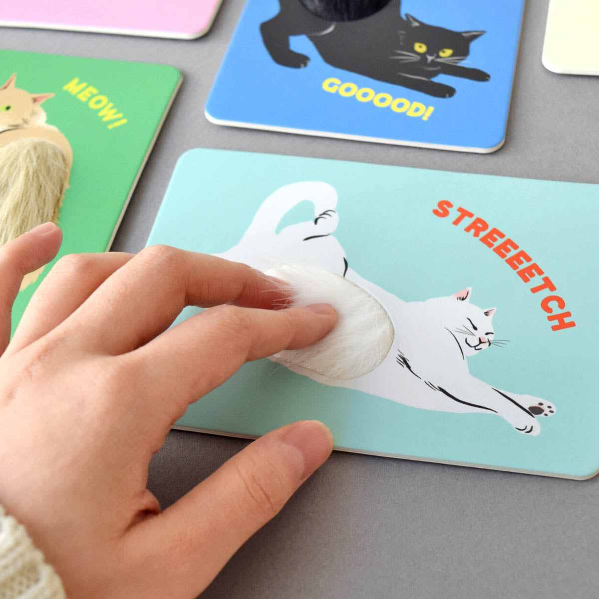 Postkarte - Fluffy Cats