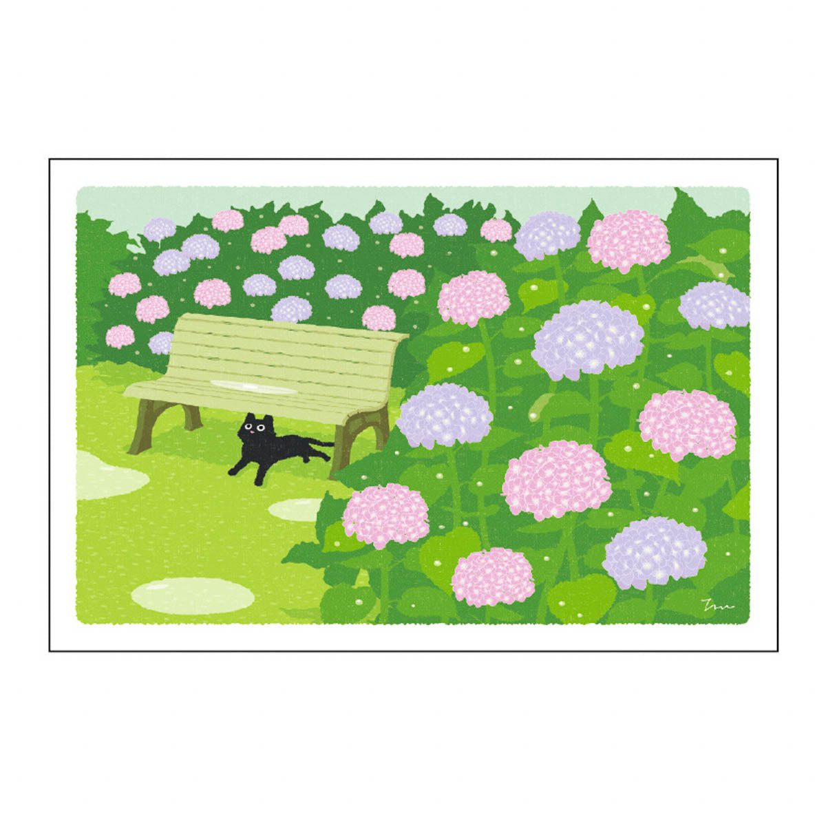 Postkarte - Travel Cat - Summer