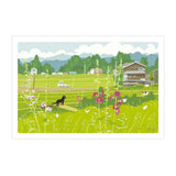 Postkarte - Travel Cat - Summer