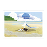 Postkarte - Travel Cat - Summer