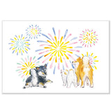Postkarte - Shiba Inu and Summer