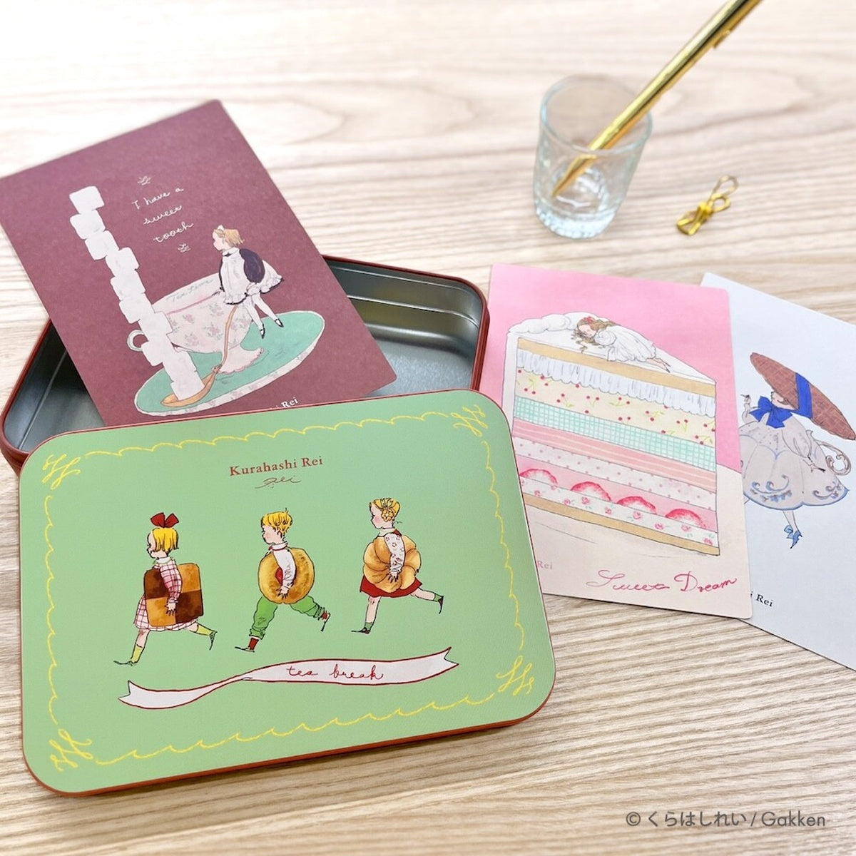 Postkarte - Rei Kurahashi - Postcard in a Tin - Afternoon Tea