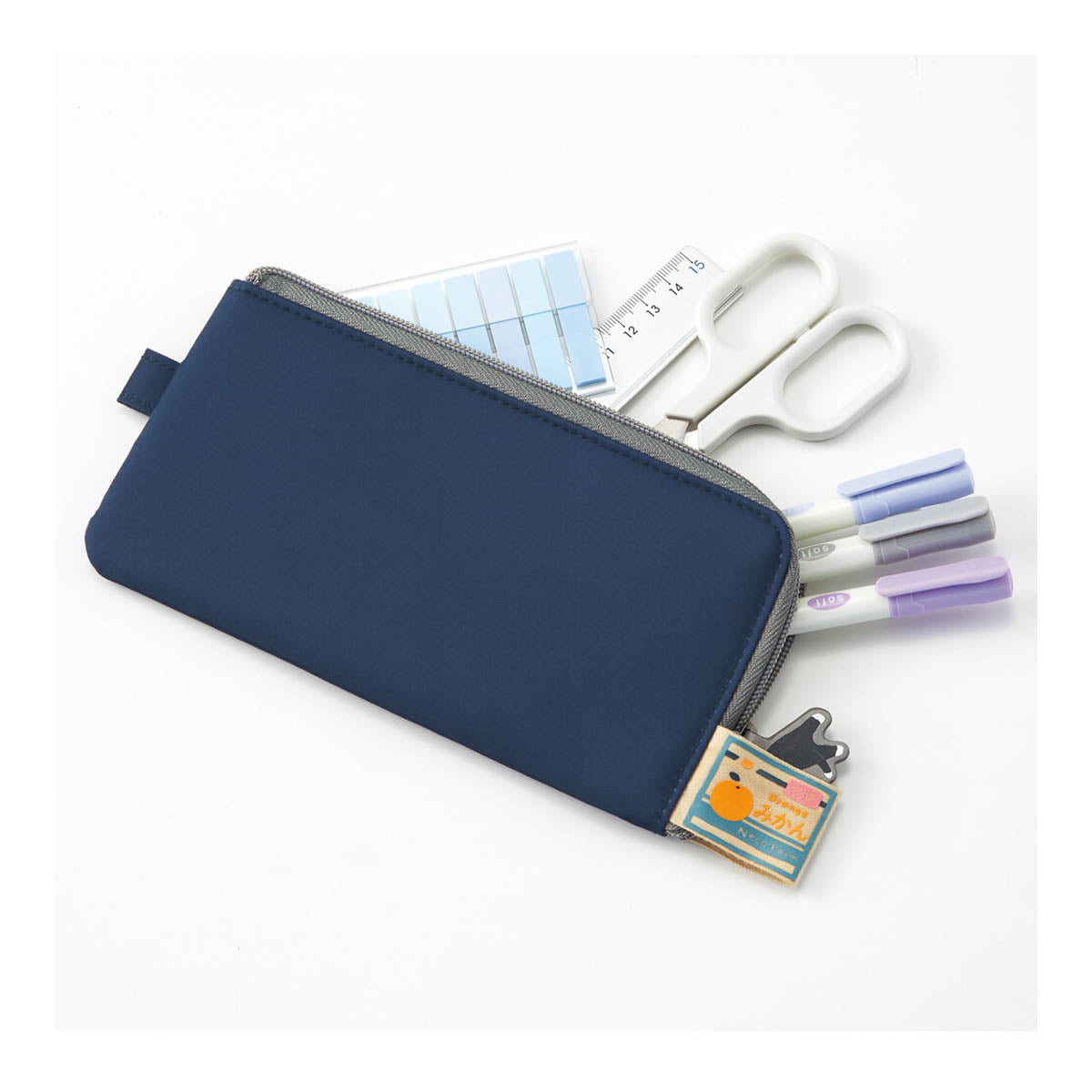 Federtasche - LIHIT LAB - Nyansheen flat pen pouch
