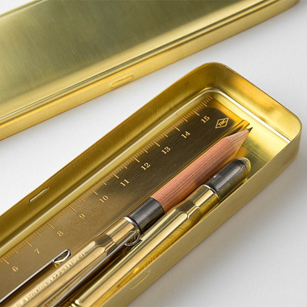 Federtasche - Brass Pencase