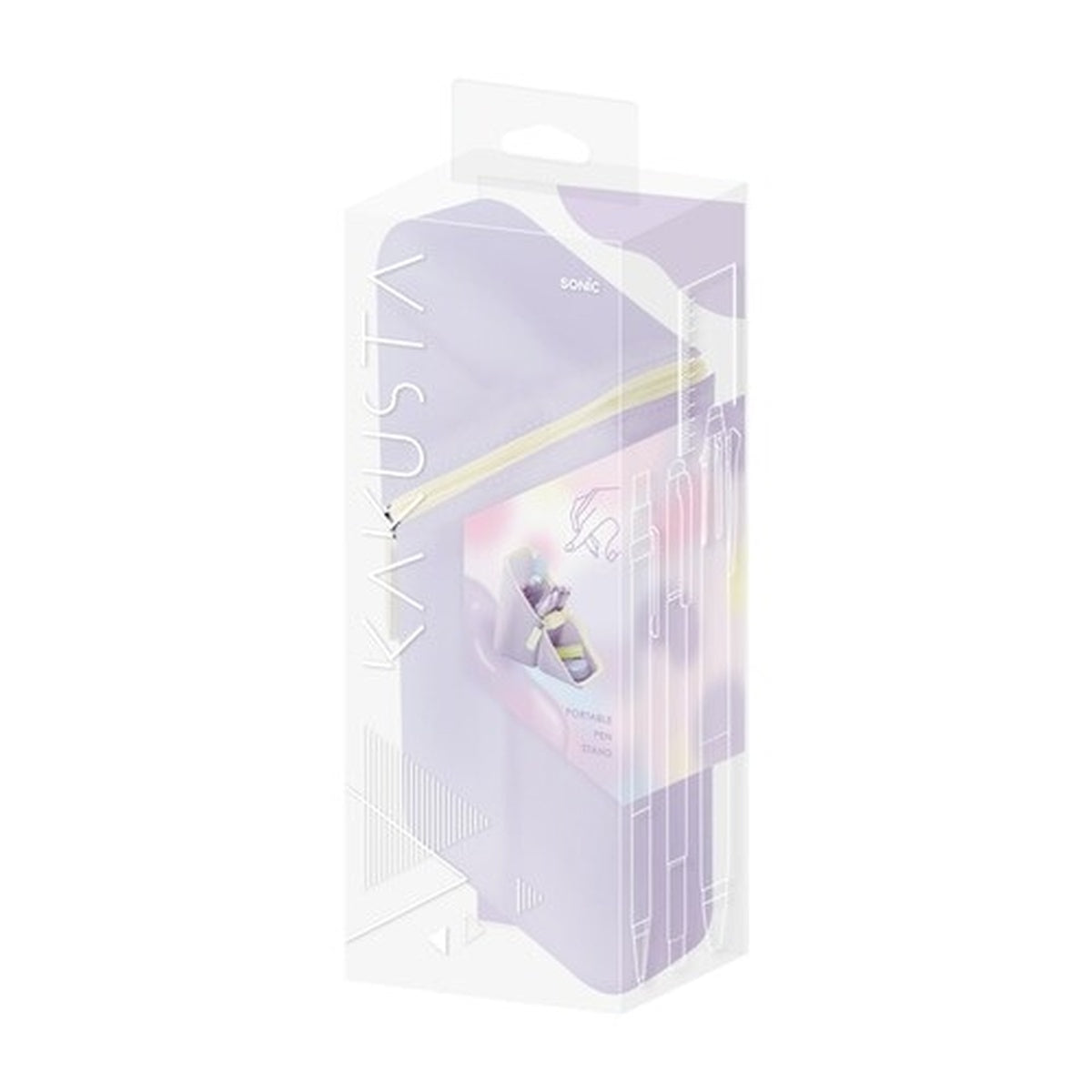 Federtasche - Kakusta - Portable Pen Case - Medium - Puni Gummy Sheer
