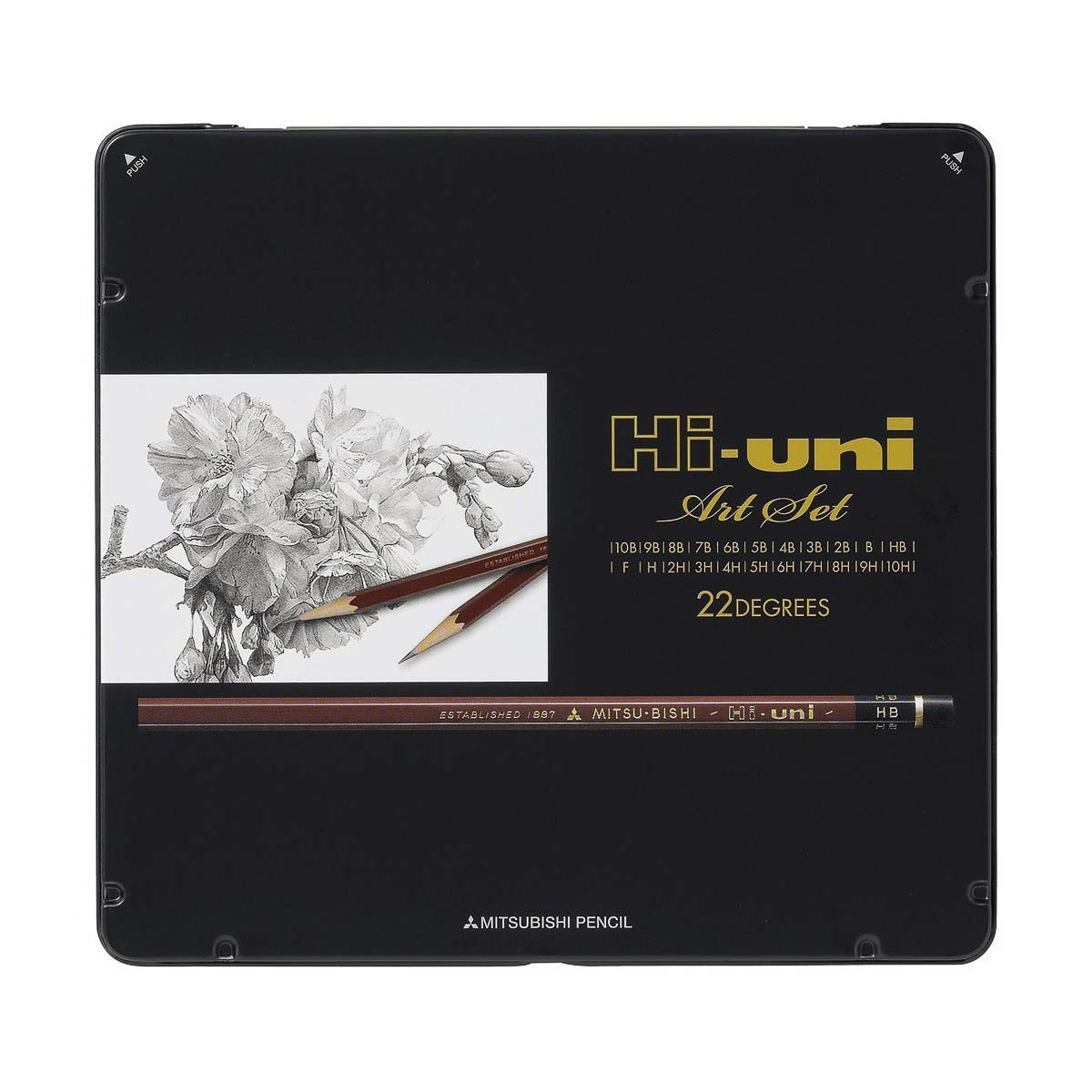 Bleistift - Uni Mitsubishi Pencil - Hi-uni - Art Set