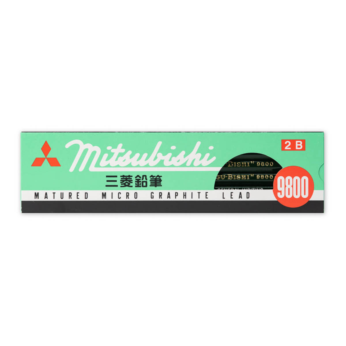 Bleistift - Uni Mitsubishi Pencil - 9800 - Office Pencil - 12 Stifte Set