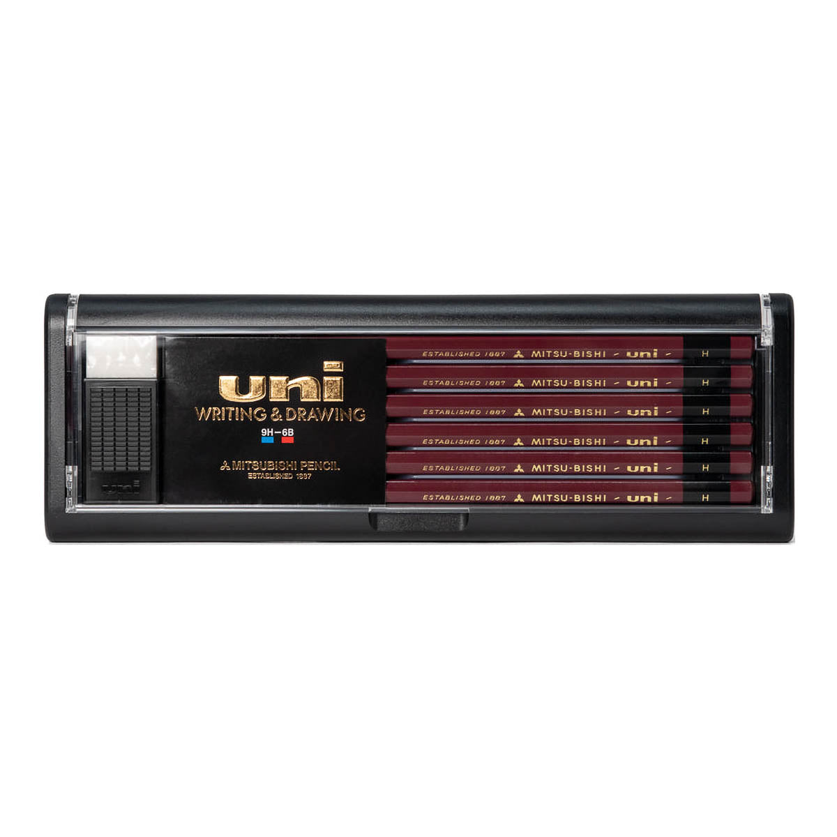 Bleistift - Uni Mitsubishi Pencil - Uni - 12-Stifte-Set