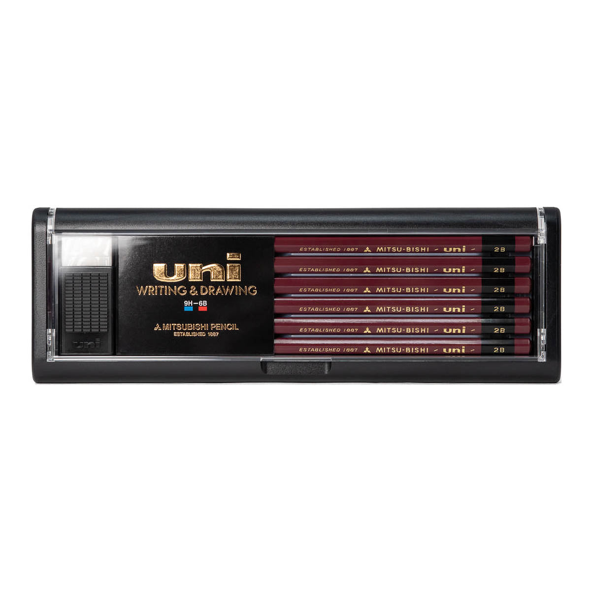 Bleistift - Uni Mitsubishi Pencil - Uni - 12-Stifte-Set