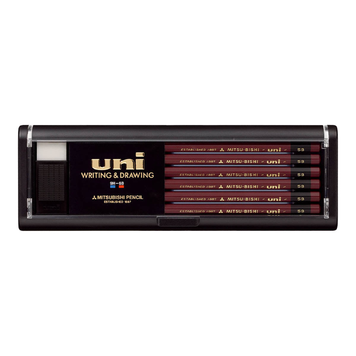 Bleistift - Uni Mitsubishi Pencil - Uni - 12-Stifte-Set