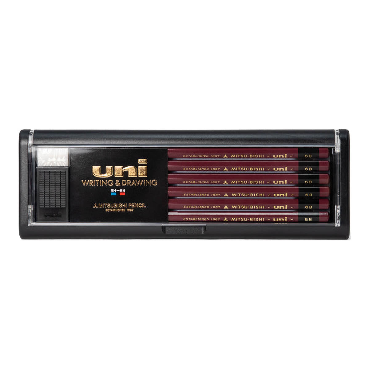 Bleistift - Uni Mitsubishi Pencil - Uni - 12-Stifte-Set