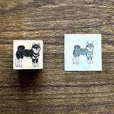 Stempel (Gummi) - Animals (square)
