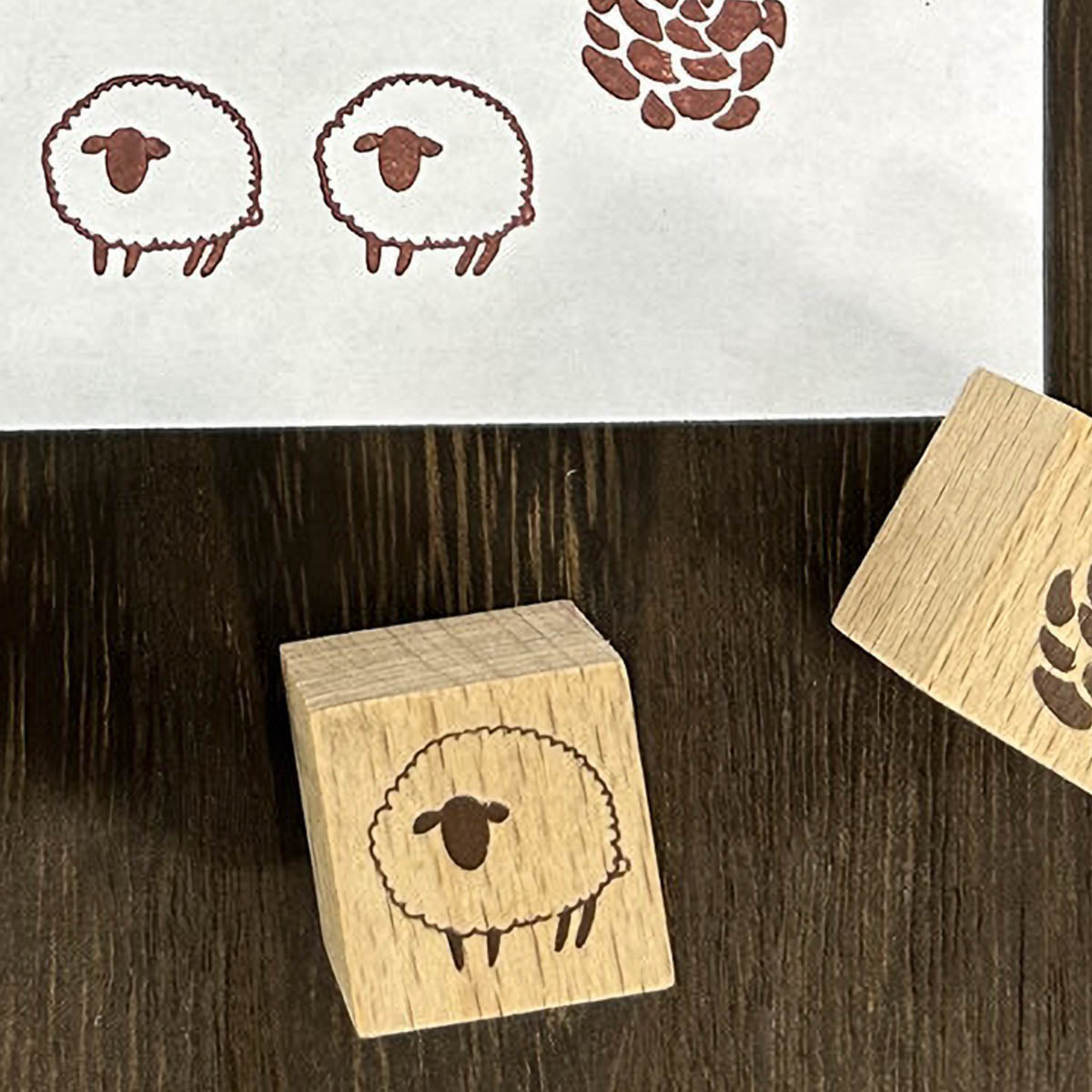 Stempel (Gummi) - Animals (square)