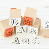 Stempel (Gummi) - Alphabet Set - Großbuchstaben