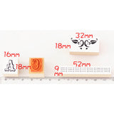 Stempel (Gummi) - Alphabet Set - Großbuchstaben