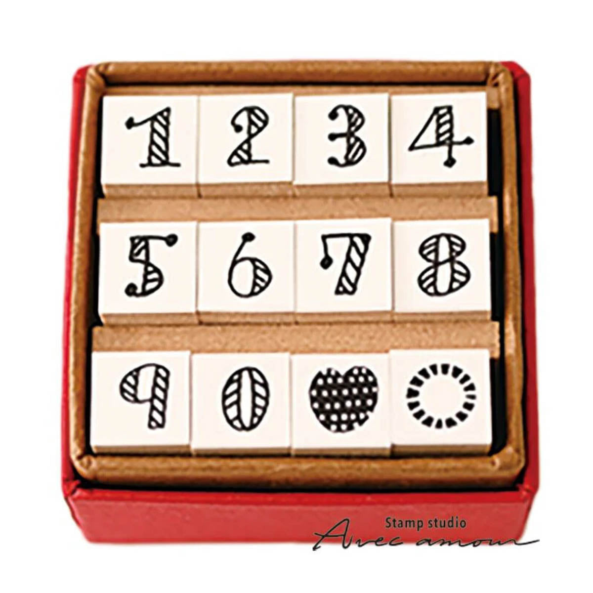 Stempel (Gummi) - Petit Numbers - Serie 1